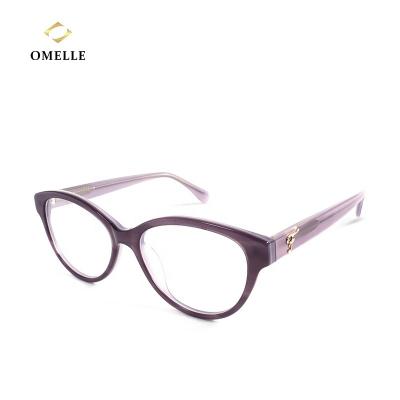 China For OMELLE Newst Popular Handmade Eyewear Acetate Optical Frame Female Prescription Glasses for sale