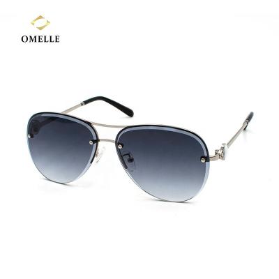 China Fashion Hot Sale Custom Made Diamond Cut Eyeglasses Shades Polarized Sunglasses Nickel Silver Temple Men Sunglasses UV400 for sale