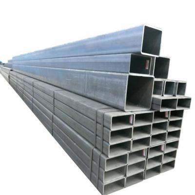 China Hot Rolled Carbon Steel Pipe Rectangular Cavity Liquid Section Weld Galvanized Square Steel Pipe for sale