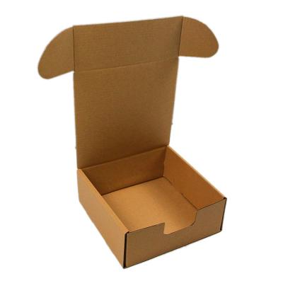 China Recycled Materials Wholesales Plain Brown Corrugated Custom Printed Mailer Paper Box For E-commerce Packaging for sale