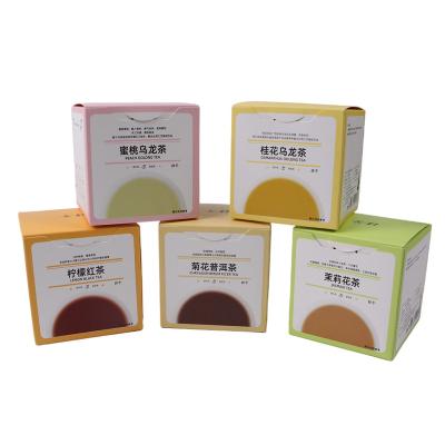 China Flat Recyclable Folding Party Dessert Printing Shipping Cookie Board Sweet Box Packing Custom Paper Box for sale