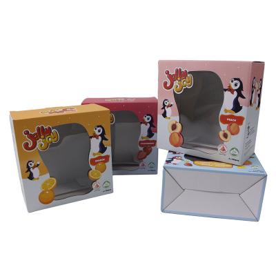 China 2022 Hot Sale Recyclable Wholesale Luxury Gift Clothing Packaging Luxury Paper Boxes With Window for sale