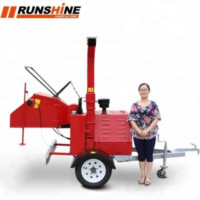 China Factory price diesel engine wood chipper machine 200mm for sale