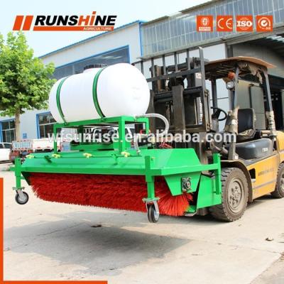 China Small Tractor Forklift Trustworthy Sweeper PP Manufacturer Hydraulic Sweeper for sale