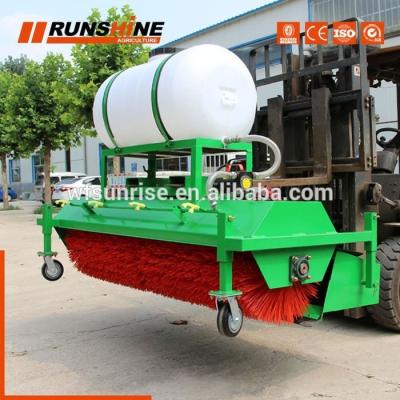 China Customizable Packaging PP Use Agricultural Forklift Mounted Sweeper for sale