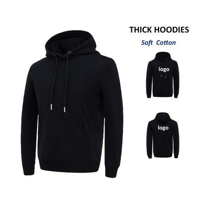 China 420G Breathable Thick Cotton Clothing Hoodies Winter Mens Fashion Solid 100% Sweatshirt Logo Clothing Brand Streetwear Custom Made for sale