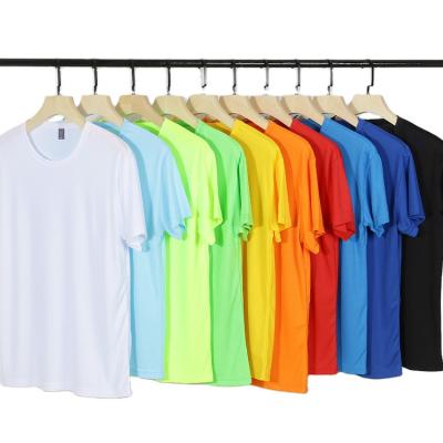 China Cheap wholesale QUICK DRY T-shirts bulk simple promotion 160 grams custom printing T-shirts for sale