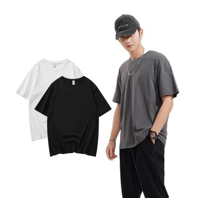 China China Brand Clothing Manufacturer Cotton Breathable Thick T-shirt Single Comfortable Drop Shoulder Printing Oversized Tees for sale