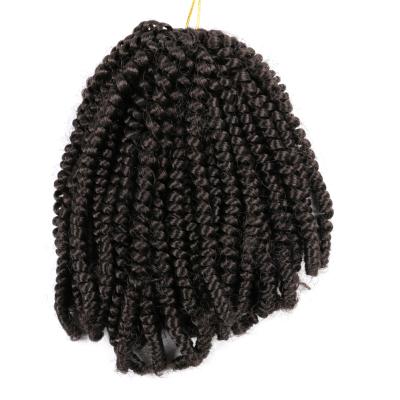 China Spring twist butterfly faux fluffy locs crochet hair water wave passion Ombre twist 8 inch crochet braids synthetic braiding hair for sale