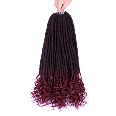 China Ombre Spring Twist Hair Extensions 16 Inch Synthetic Braiding Hair Crochet Braids For Women Colored Soft Locs Crochet Hair Long for sale