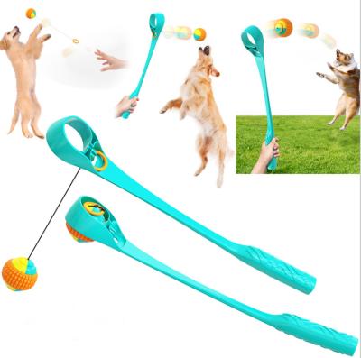 China Pet Supply Dog Effort Toy Tennis Ball Launcher Play Sustainable Effort With Your Dog Ball Launcher for sale