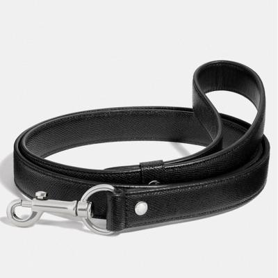 China Dogs Vegan Custom Leather Dog Designer Luxury Collar and Leash Set for sale