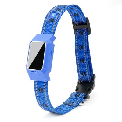 China New Design DETACHED Colorful Waterproof Pet Training Gps Dog Tracker Collar for sale