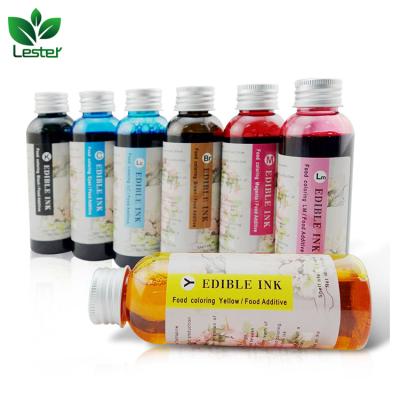 China Edible Cake LSTPart-010 CMYK LC LM Br Color Ink For Cake, Chocolate, Candy, Coffee, Macarons, Marshmallow Printer Printing for sale