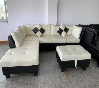 China Reclining L-shaped Wooden Furniture Sofa Sets for sale