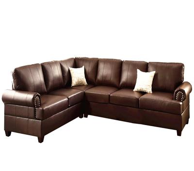 China Other indian casual rubber wood futura pu leather sofa quality with wood armrests for sale