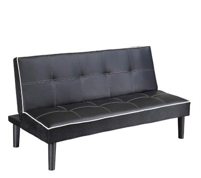 China New Durable European German Modern Leather Living Room Steel Sofa With Two Bed In One for sale