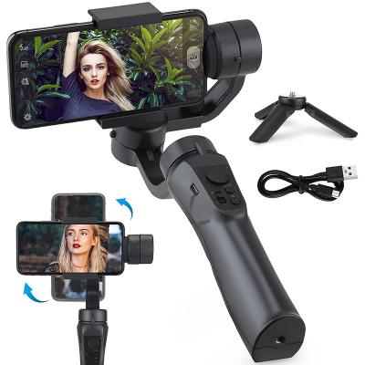 China Portable 3-Axis Gimbal 3-Axis Gimbal Stabilizer for Mobile Phone Soft Video Recording for sale