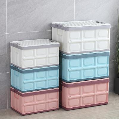 China Car Large Size Viable Storage Box Household Foldable Toy Dormitory Books Clothes Storage Box for sale