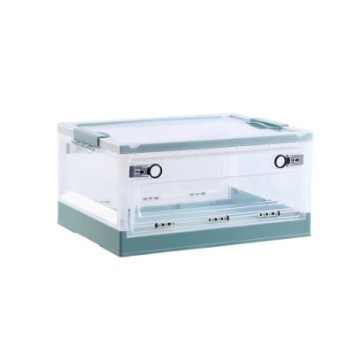 China Viable Factory Outlets Create Collapsible Plastic Collapsible Checkout Bins Storage Box for sale