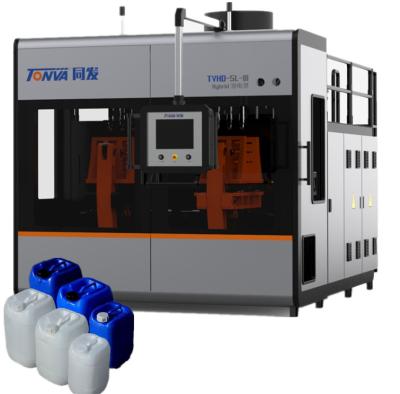 China Experienced Tonva TVHS-20L Jerrcan Bottle Plastic Stackable Automatic Blow Molding Machine Best Price Supplier for sale