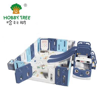 China Updated Modern Wholesale Custom Plastic Foldable Travel Safety Portable Baby Play Yard Playpen For Kids for sale