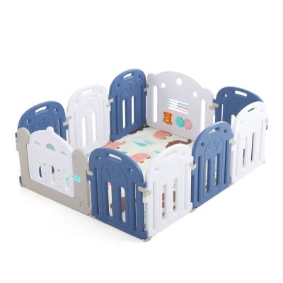 China New modern enlarged plastic crown style baby indoor safety playpen for wholesale for sale