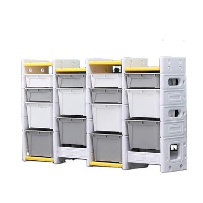 China Modern Updated Organizer Kids Baby Plastic Toy Storage Child Household Cabinet for sale