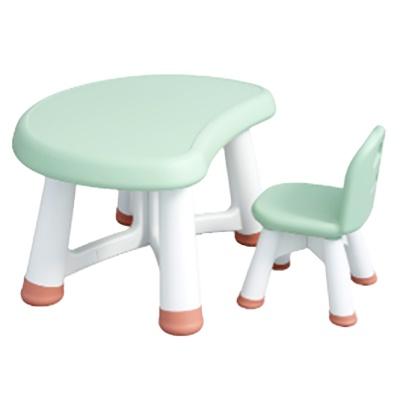 China Multifunctional Hobby Modern Tree Baby Furniture Kindergarten Learning Study Table And Plastic Chair Set For Children for sale