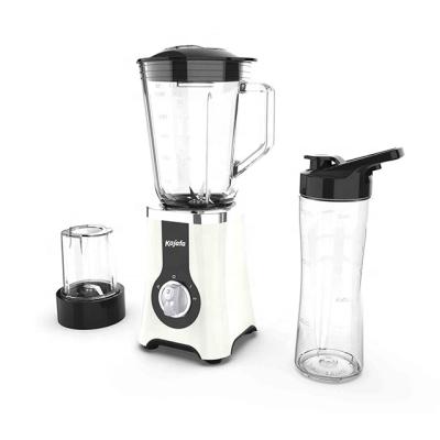 China Easy-cleaning Kajafa 3 in 1 Grind Blend Smoothie Make Ice Crush Glass Jug Blender for sale