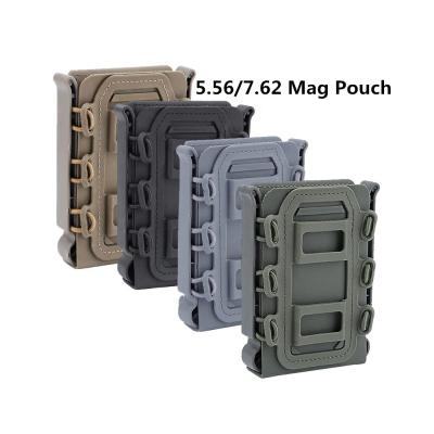 China Magazine 7.62 Molle Mag Pouch Military Fast Shooting Army Clip 5.56 TPR+Nylon YAKEDA Tactical for sale