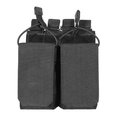 China Multi-Function Tactical Black Camouflage Hunting AK M4 Dual Magazine MOLLE Pouch Yakeda Equipment Mag Equipo Military Tactico for sale