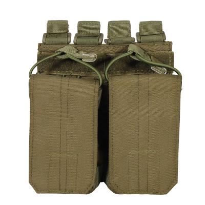 China Multifunctional Tactical Dual Mag Holster MOLLE PouchMilitary Equipment Yakeda Black Shooting AK47 M4 Magazine equipo tactical tactico for sale