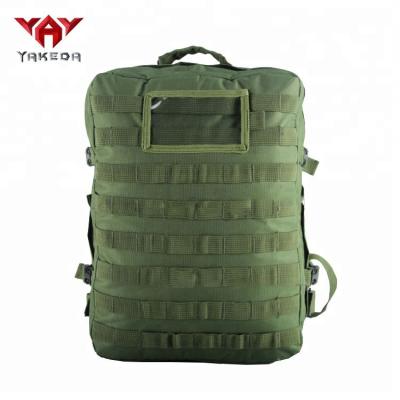 China YAKEDA fashion increasing backpack, tactical backpack in army green for sale