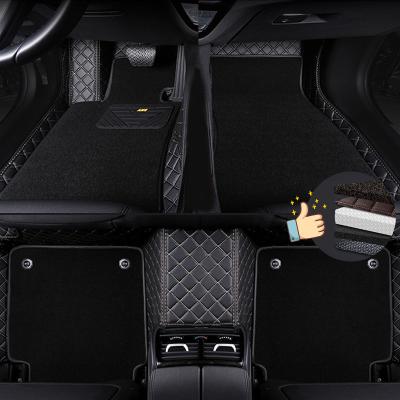 China Single Color Without Pattern Custom Luxury Car Mats For BT50 for sale