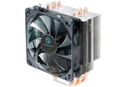 China CPU 120mm Big Cooling Fan with Four 6mm Heat Pipes , Single Fan for sale