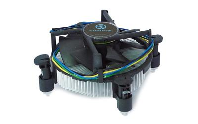 China Custom 90mm LGA1156 CPU Cooler Fans with Copper Core Heatsink for sale