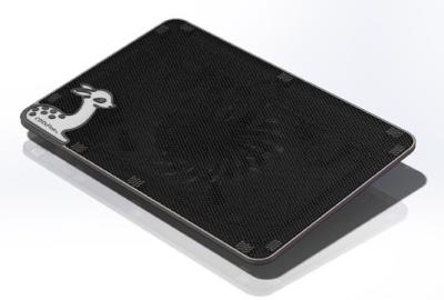 China Plastic 13 inch laptop cooler  / Single Fan computer cooling pad for sale