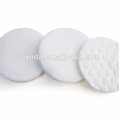 China Ultra soft embossed cosmetic around cotton pads for sale