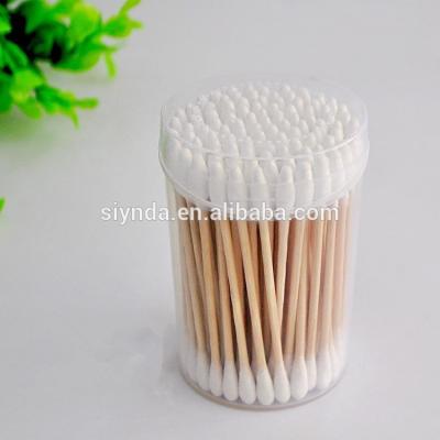 China 100% cotton gourd shaped medical cotton swab for sale