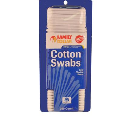 China 100% pure cotton cotton swab family dollar for sale