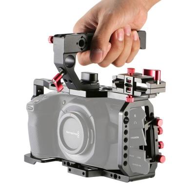 China Aluminum Alloy Aluminum Alloy Camera Cage Kit For Blackmagic Design Pocket Cinema Camera Handheld Kit for sale