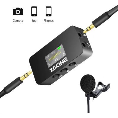 China Real-time Tracking Function Mini Lapel Lavalier Clip Hidden Camera Noise Reduction Microphone For Interview Voice Microphone for sale