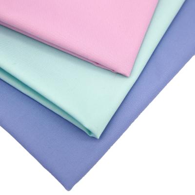 China New arrival TC 6535 polyester waterproof cotton fabric for hospital quantity fabric TC uniform twill dyed fabric for sale