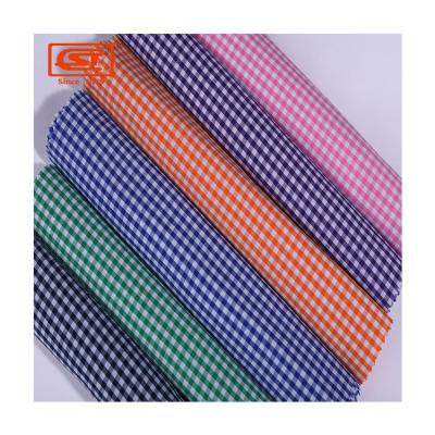 China UNDETERMINED Low Price Guaranteed Quality Poly Cotton Gingham Dyed Yarn Fabric Yarn Dyed Shirt Fabric Gingham Yarn Dyed Fabric for sale