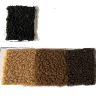 China Anti Pill 100% Polyester Sherpa Fleece Fabric Faux Fur Fabric For Coat Garment Jacket for sale