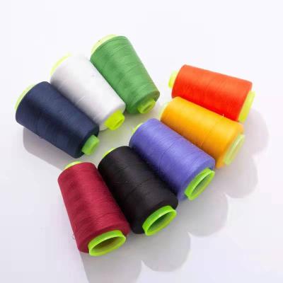 China Factory Supplier Sewing Weaving Knitting Price Spun 100% Polyester 40/2 Sewing Yarn 3000M With Different Colors for sale