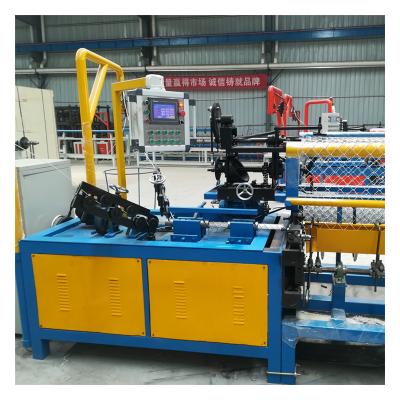 China High Working Single And Double Wire Chain Link Fence Machine Fully Automatic Wire Fence Easy Installation Speed ​​Chain Fence Netting Machine for sale