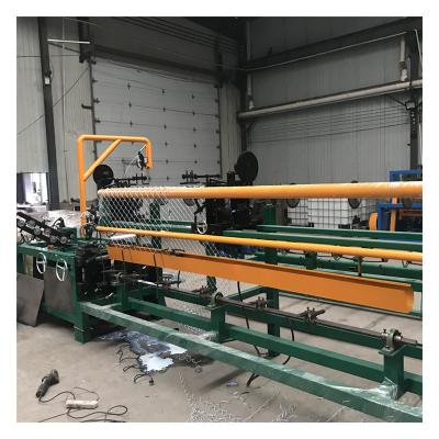 China Easy Installation High Working Speed ​​Fully Automatic Hot Sale Chain Link Fence Making Machine Price for sale