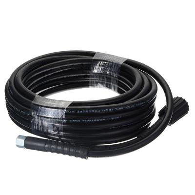 China Synthetic Rubber With Steel Wire 1 Or 2 Braid Braid Reinforcement High Pressure Car Wash Water Hose Clean Coil Portable Car Wash Hose for sale